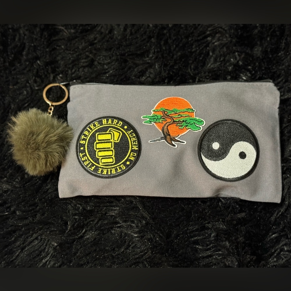 Karate themed coin purse or pencil pouch